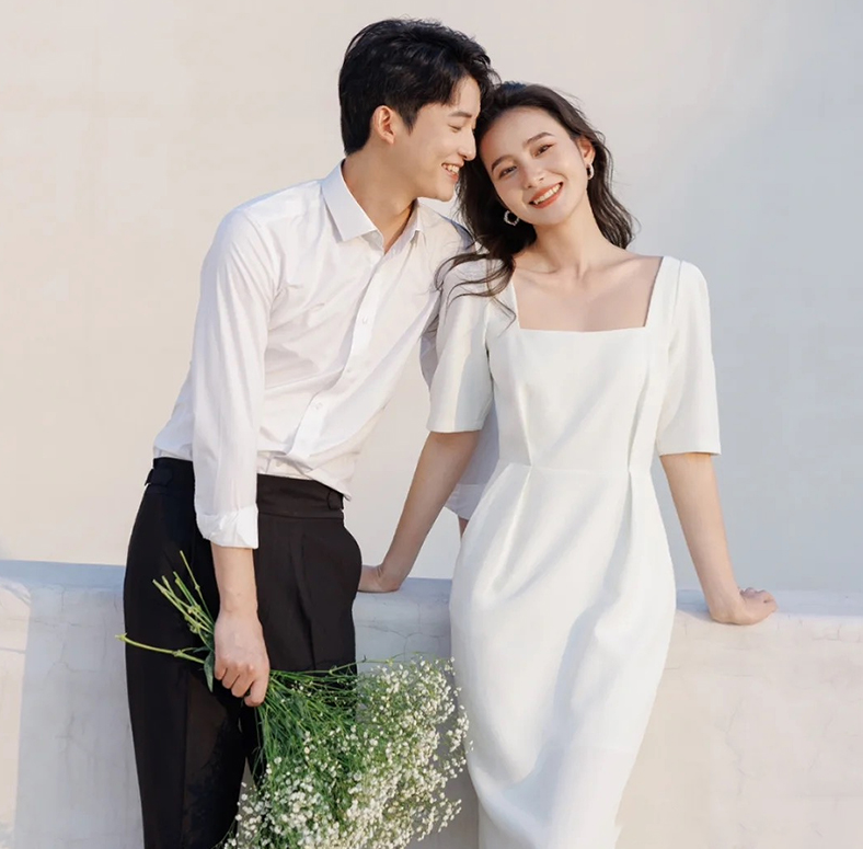 Arrangements near the wedding